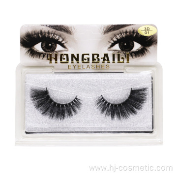 wholesale 3d faux mink eyelashes 3d mink fake eyelashes false mink lashes individual eyelashes